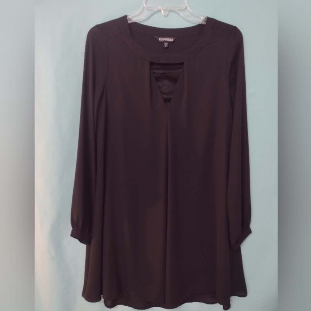 Express Black Long Sleeve Tunic